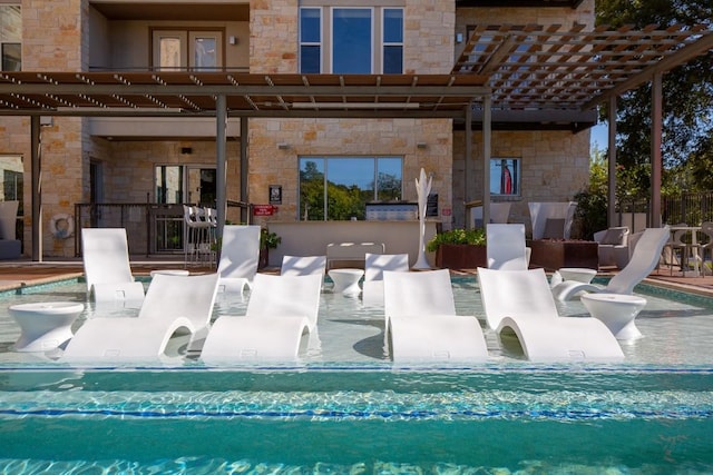 1900 Barton Springs Rd Unit 3038, Austin, TX 78704 - view of patio with french doors