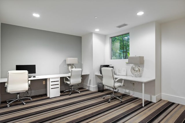 1900 Barton Springs Rd Unit 3038, Austin, TX 78704 - office with carpet flooring and recessed lighting