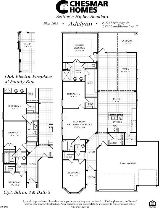 20504 Ed Townes Ter, Manor, TX 78653 - view of property floor plan