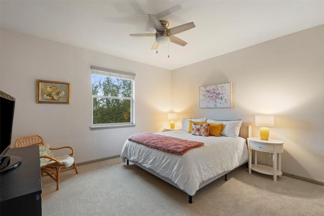 15908 Spillman Ranch Loop, Austin, TX 78738 - carpeted bedroom featuring baseboards and ceiling fan