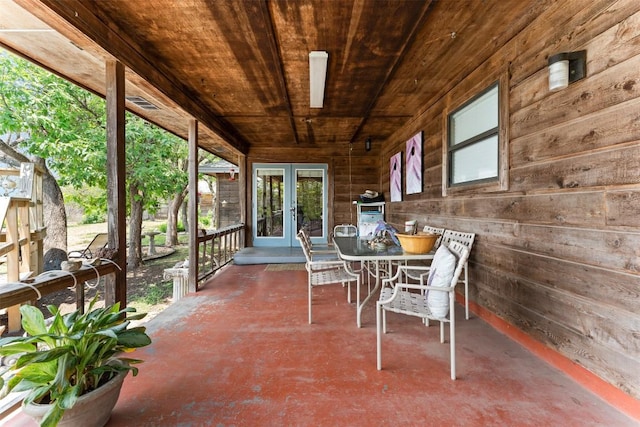 21013 Ridgeview Loop, Lago Vista, TX 78645 - view of patio featuring french doors