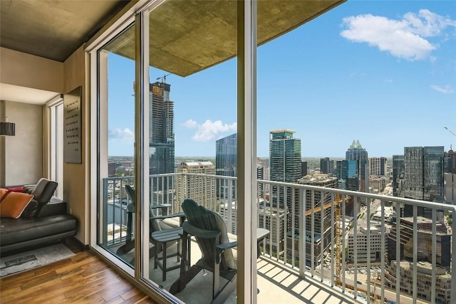 360 Nueces St Unit 3807, Austin, TX 78701 - balcony featuring a city view