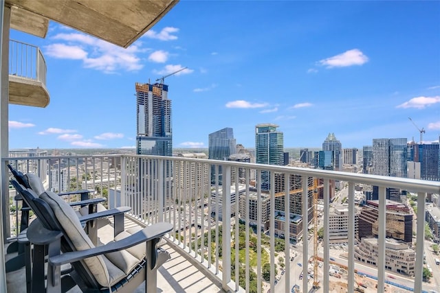 360 Nueces St Unit 3807, Austin, TX 78701 - balcony with a view of skyline