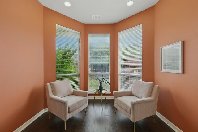 7617 Roaring Springs Dr, Austin, TX 78736 - living area with wood finished floors and recessed lighting