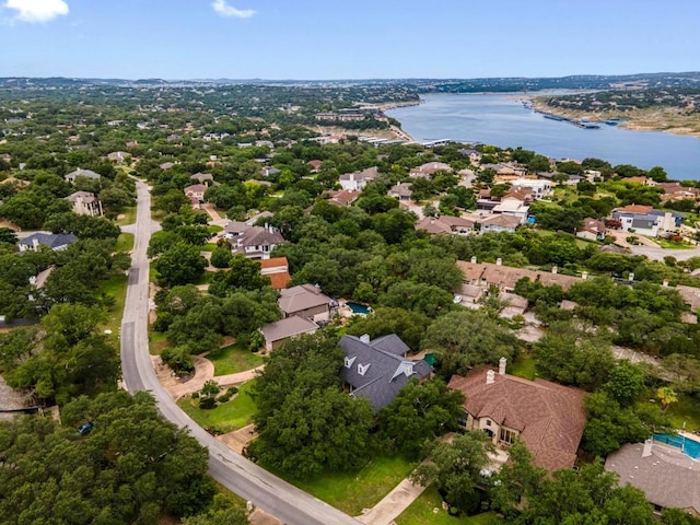 509 Explorer Dr, Lakeway, TX 78734 - aerial view of residential area with a large body of water