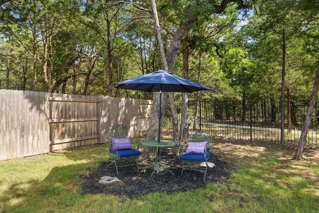 147 William Hersee Dr, Bastrop, TX 78602 - view of fenced backyard