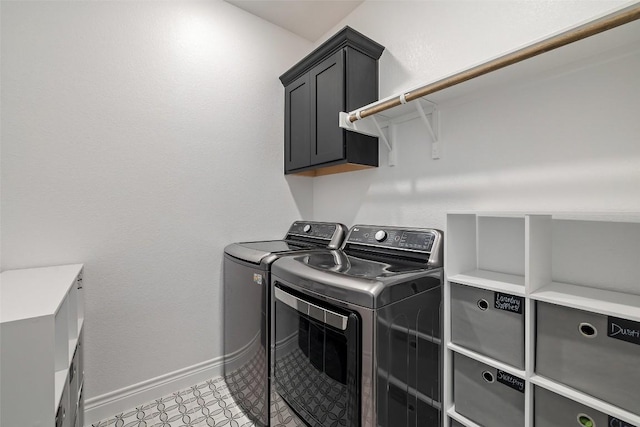 147 William Hersee Dr, Bastrop, TX 78602 - washroom with washer and dryer and cabinet space