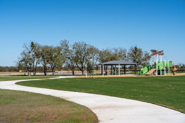 15101 Onager Pass, Manor, TX 78653 - view of property's community with a lawn and a gazebo