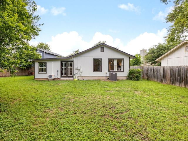 12919 Margit Dr, Austin, TX 78729 - rear view of property featuring a fenced backyard