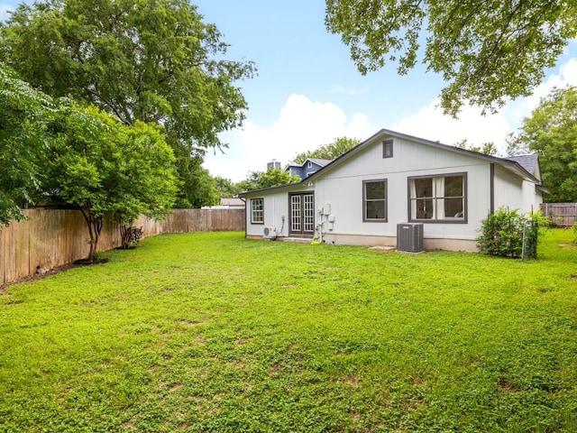 12919 Margit Dr, Austin, TX 78729 - back of property featuring a fenced backyard