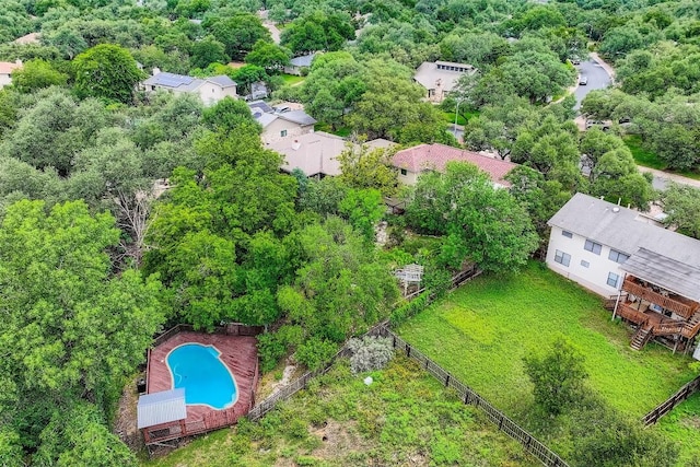 6819 Bayridge Ter, Austin, TX 78759 - aerial view of a pool area