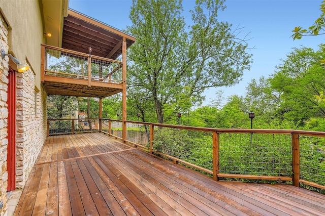 6819 Bayridge Ter, Austin, TX 78759 - view of wooden terrace