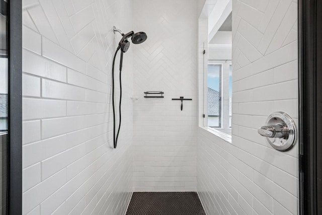 412 Pin Cherry Pass, San Marcos, TX 78666 - bathroom with a tile shower