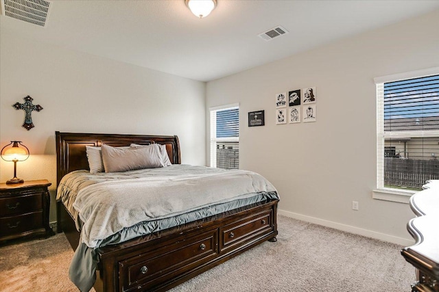 132 Ancellotta Way, Leander, TX 78641 - bedroom featuring light colored carpet and baseboards