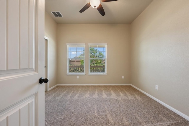 19105 Obed River Dr, Pflugerville, TX 78660 - carpeted spare room with a ceiling fan and baseboards