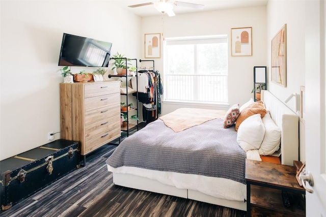 8601 W Gate Blvd Unit 4103, Austin, TX 78745 - bedroom featuring dark wood finished floors