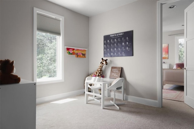 114 Medalist St, Lakeway, TX 78734 - playroom with healthy amount of natural light and carpet floors