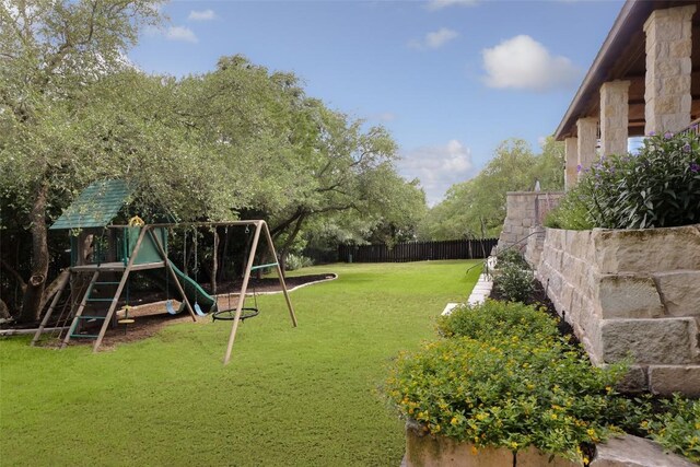 114 Medalist St, Lakeway, TX 78734 - view of yard featuring a playground