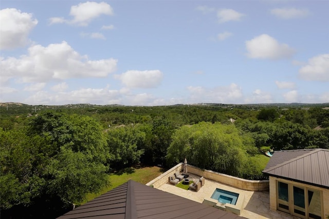 114 Medalist St, Lakeway, TX 78734 - aerial view of a heavily wooded area