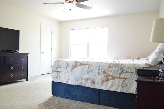 161 Prairie Verbena Dr, Kyle, TX 78640 - carpeted bedroom with a ceiling fan