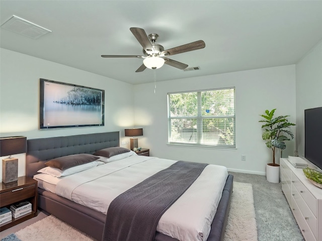 106 S Gadwall Ln, Cedar Park, TX 78613 - carpeted bedroom with ceiling fan and baseboards