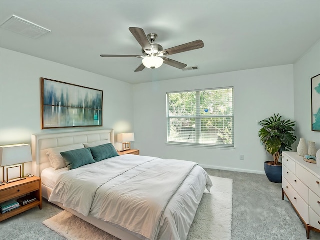 106 S Gadwall Ln, Cedar Park, TX 78613 - carpeted bedroom with baseboards and ceiling fan