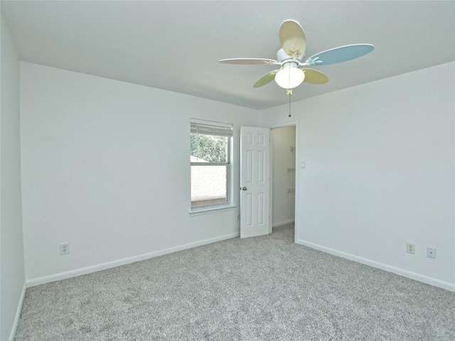 106 S Gadwall Ln, Cedar Park, TX 78613 - spare room featuring carpet floors and a ceiling fan