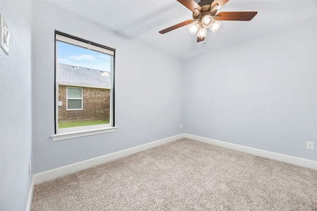 2660 Cowgirl Trl, Belton, TX 76513 - empty room featuring healthy amount of natural light, carpet, and a ceiling fan