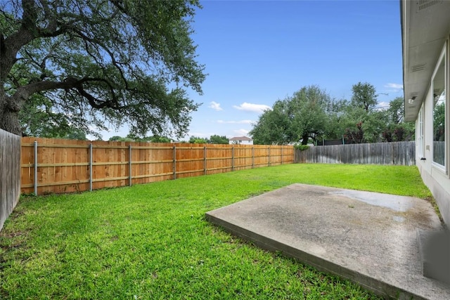 608 Haleys Cv, Leander, TX 78641 - fenced backyard with a patio