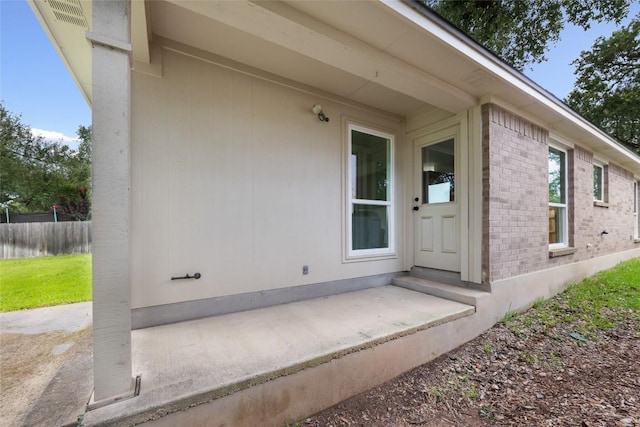 608 Haleys Cv, Leander, TX 78641 - view of exterior entry featuring brick siding