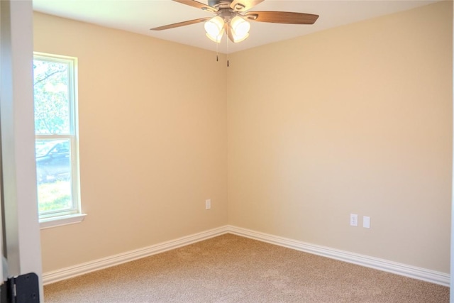 2230 Mc Arthur Ave, Kingsland, TX 78639 - empty room with carpet flooring and a ceiling fan