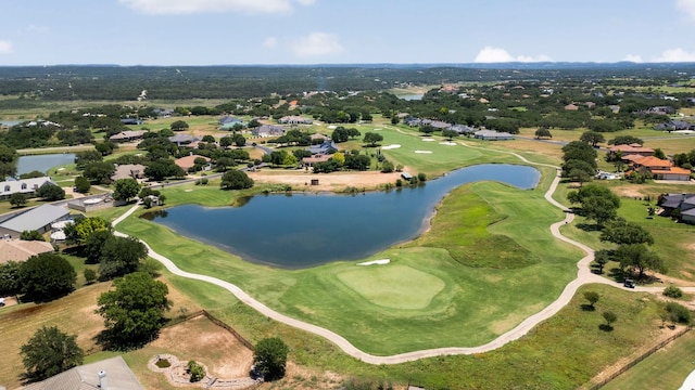 2004 Ballinger Dr, Spicewood, TX 78669 - aerial perspective of suburban area with a large body of water and a golf club