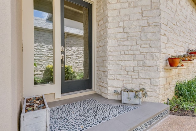 146 Double Eagle Dr, Austin, TX 78738 - view of exterior entry with brick siding