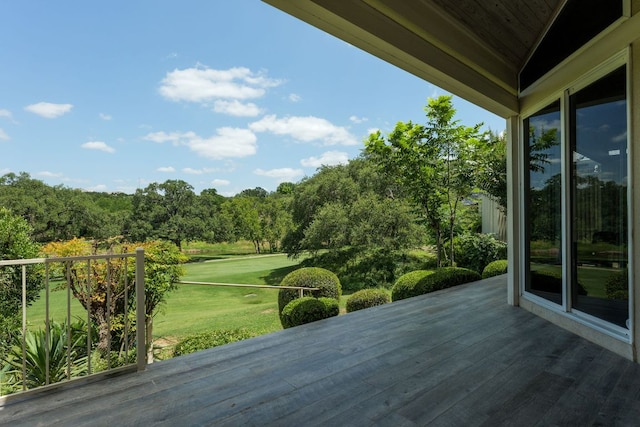 146 Double Eagle Dr, Austin, TX 78738 - wooden terrace featuring a lawn
