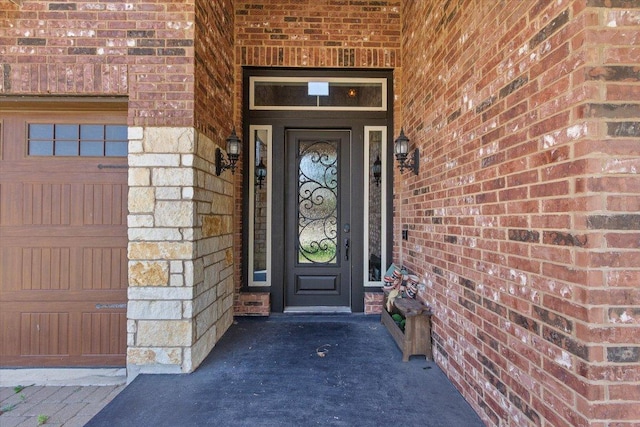 1915 Los Santos Dr, San Marcos, TX 78666 - entrance to property featuring brick siding and stone siding