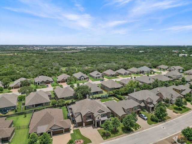 1915 Los Santos Dr, San Marcos, TX 78666 - aerial view of residential area with a heavily wooded area