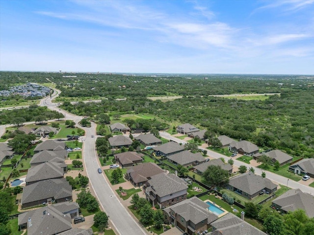 1915 Los Santos Dr, San Marcos, TX 78666 - aerial overview of property's location with nearby suburban area