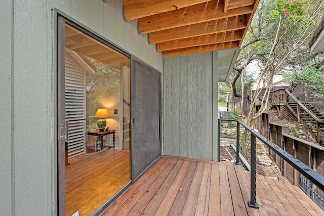 6033 Mount Bonnell Cv, Austin, TX 78731 - view of wooden deck