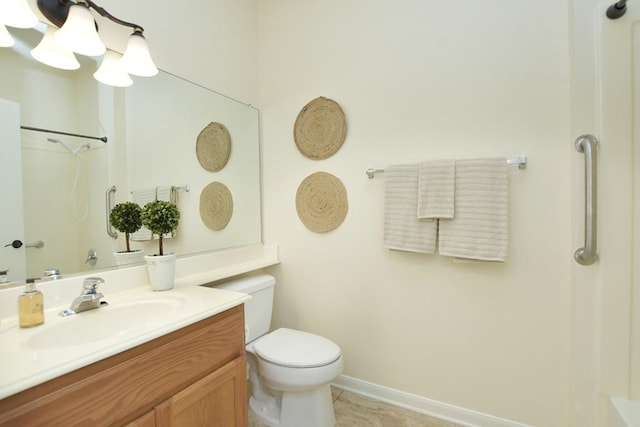 101 Bass St, Georgetown, TX 78633 - bathroom featuring vanity and toilet