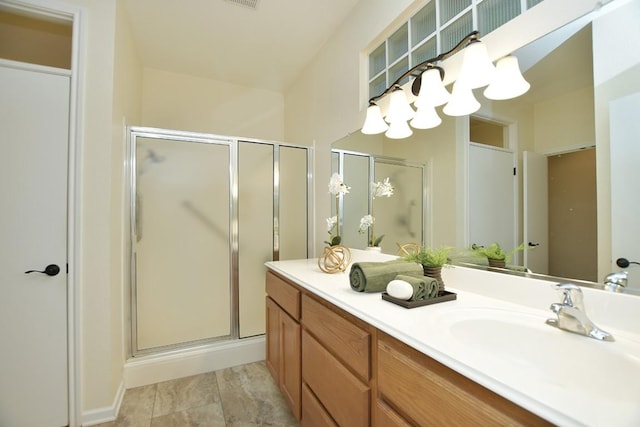 101 Bass St, Georgetown, TX 78633 - full bathroom with a shower stall and vanity