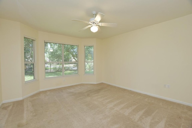 101 Bass St, Georgetown, TX 78633 - unfurnished room featuring light colored carpet and ceiling fan