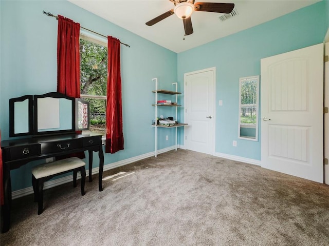 204 Matthew Cv, Bastrop, TX 78602 - office space with carpet and ceiling fan