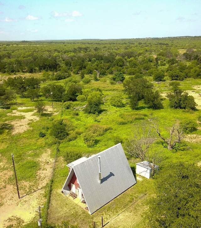 410 County Road 433rd Rd, Mullin, TX 76864 - view from above of property with a heavily wooded area