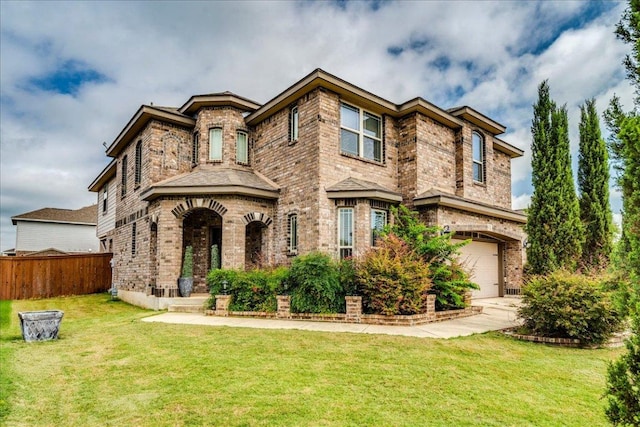 913 Overcup Dr, San Marcos, TX 78666 - view of front of house featuring brick siding and a garage