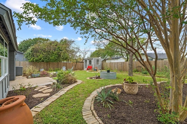4712 Carsonhill Dr, Austin, TX 78723 - fenced backyard with a patio and a shed