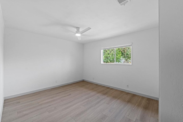4712 Carsonhill Dr, Austin, TX 78723 - empty room featuring wood finished floors and ceiling fan