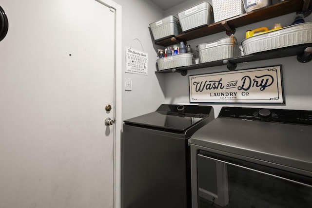 124 Phillips St, Hutto, TX 78634 - washroom with washer and dryer