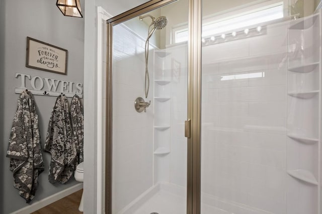 124 Phillips St, Hutto, TX 78634 - full bath with a stall shower