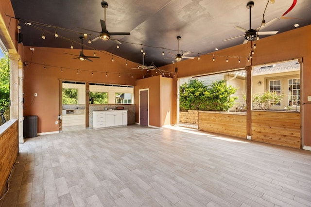 703 Amy Cir, Marble Falls, TX 78654 - view of patio featuring a ceiling fan and area for grilling