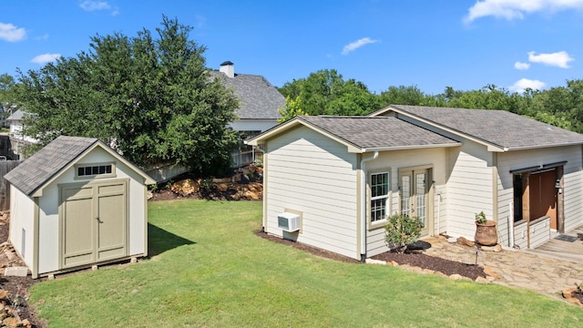 703 Amy Cir, Marble Falls, TX 78654 - view of yard with a storage unit